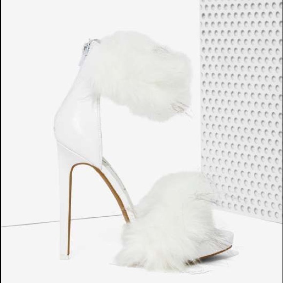 Jeffrey Campbell Fur Heels - Picture 1 of 6